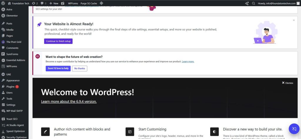 wordpress-dashboard